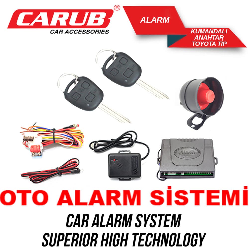 Formula Alarm Kumandalı  Toyota Tip Anahtar