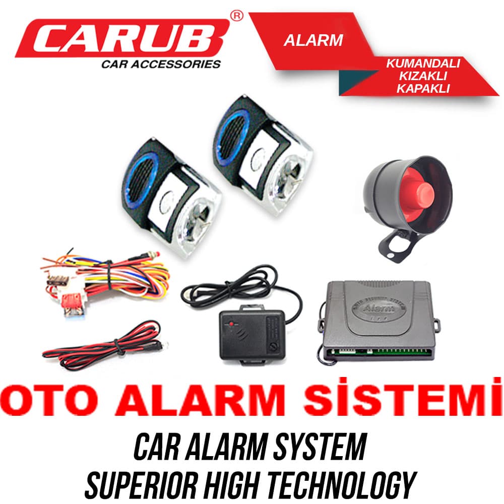 Alarm Kumandalı 3329 Kızaklı Kapaklı