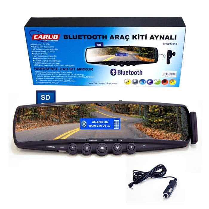 Ayna İç Bluetooth Bağlantılı