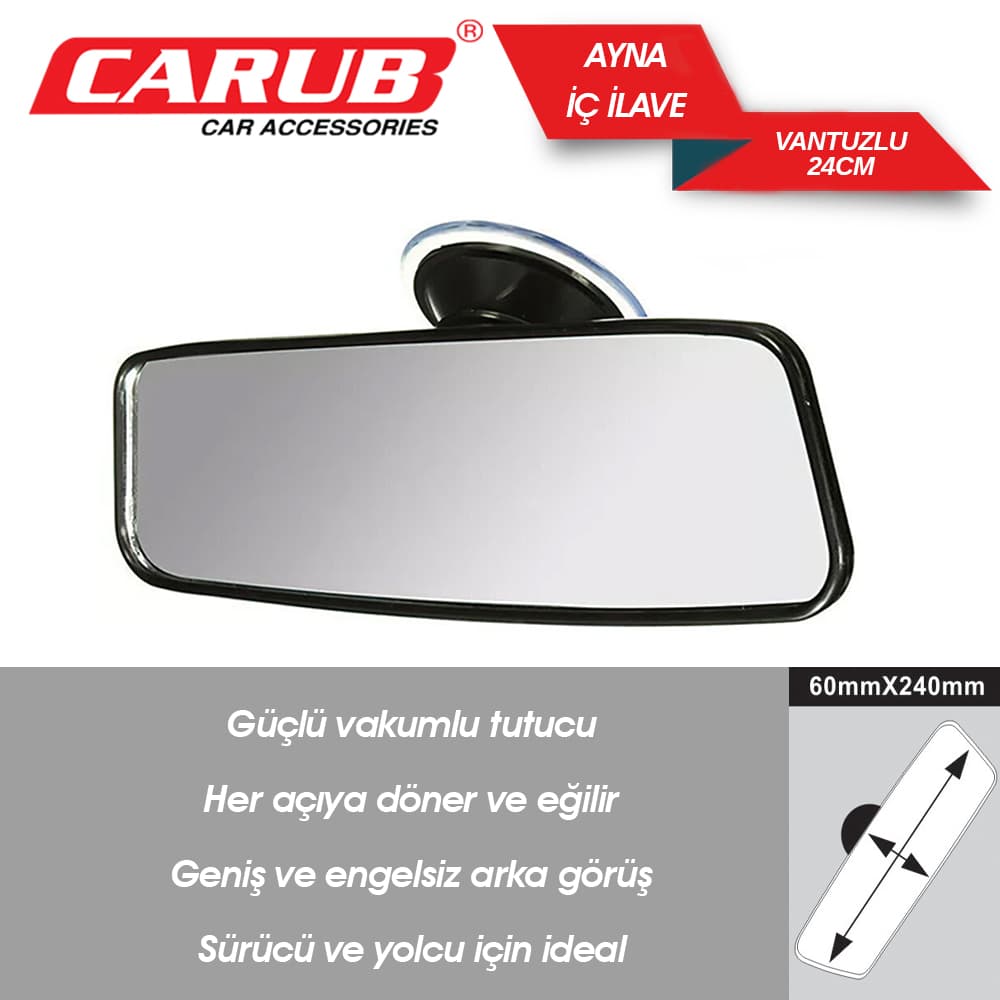Ayna İç İlave Vantuzlu 24cm