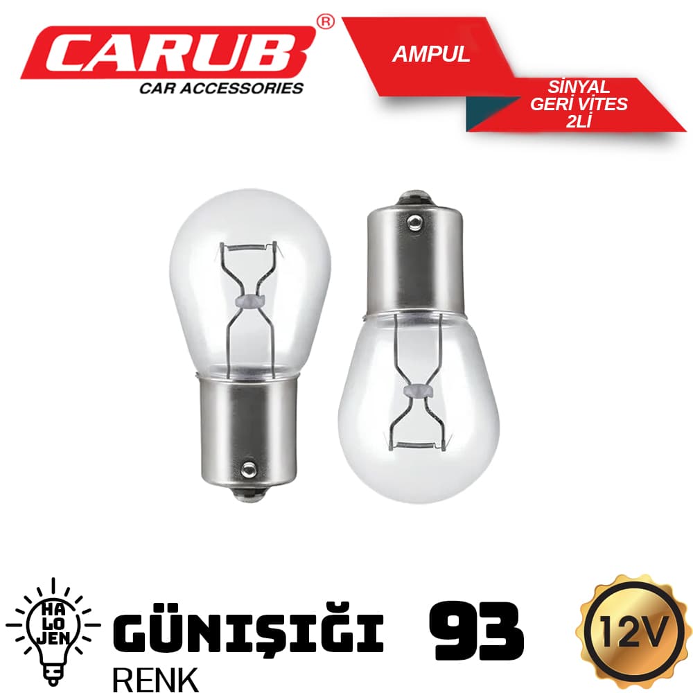 Ampul 12V 93 Sinyal Gerivites   Halogen
