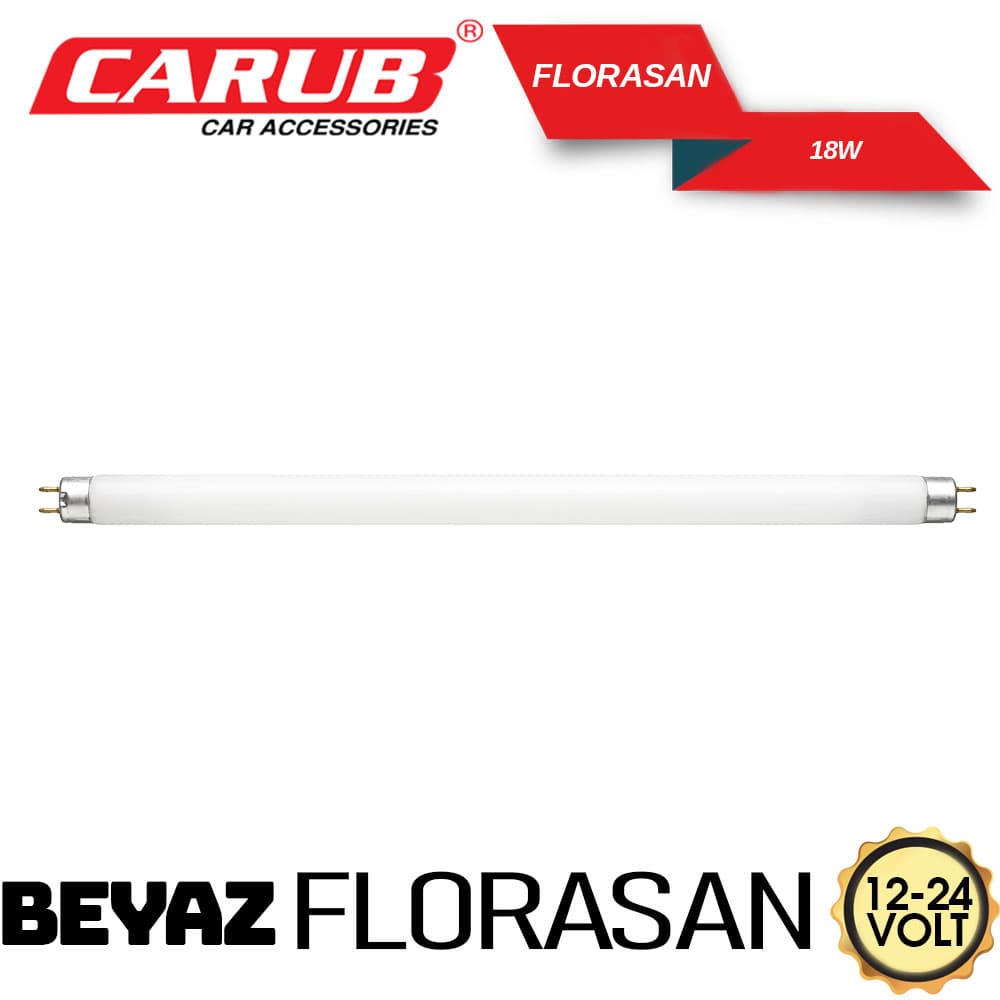 Ampul 12-24V 18W Florasan Beyaz
