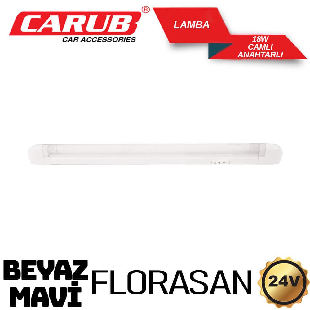Lamba Florasan 24V 18W Camlı Anhtrlı Bey-Mav