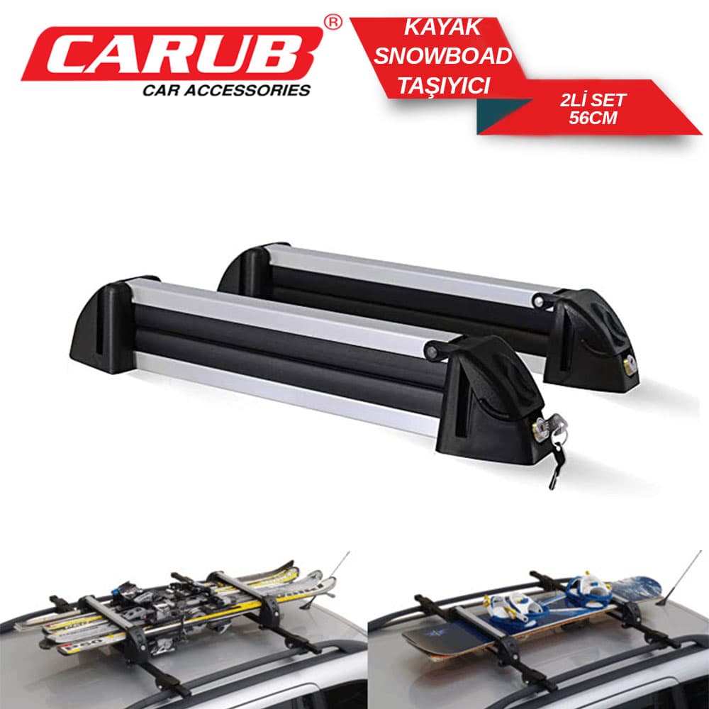 Kayak ve Snowbort Taşıyıcı 56 Cm 2li