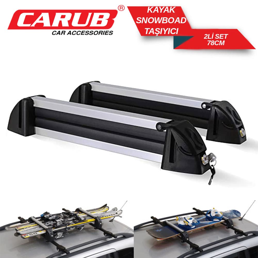 Kayak ve Snowbort Taşıyıcı78 Cm 2li