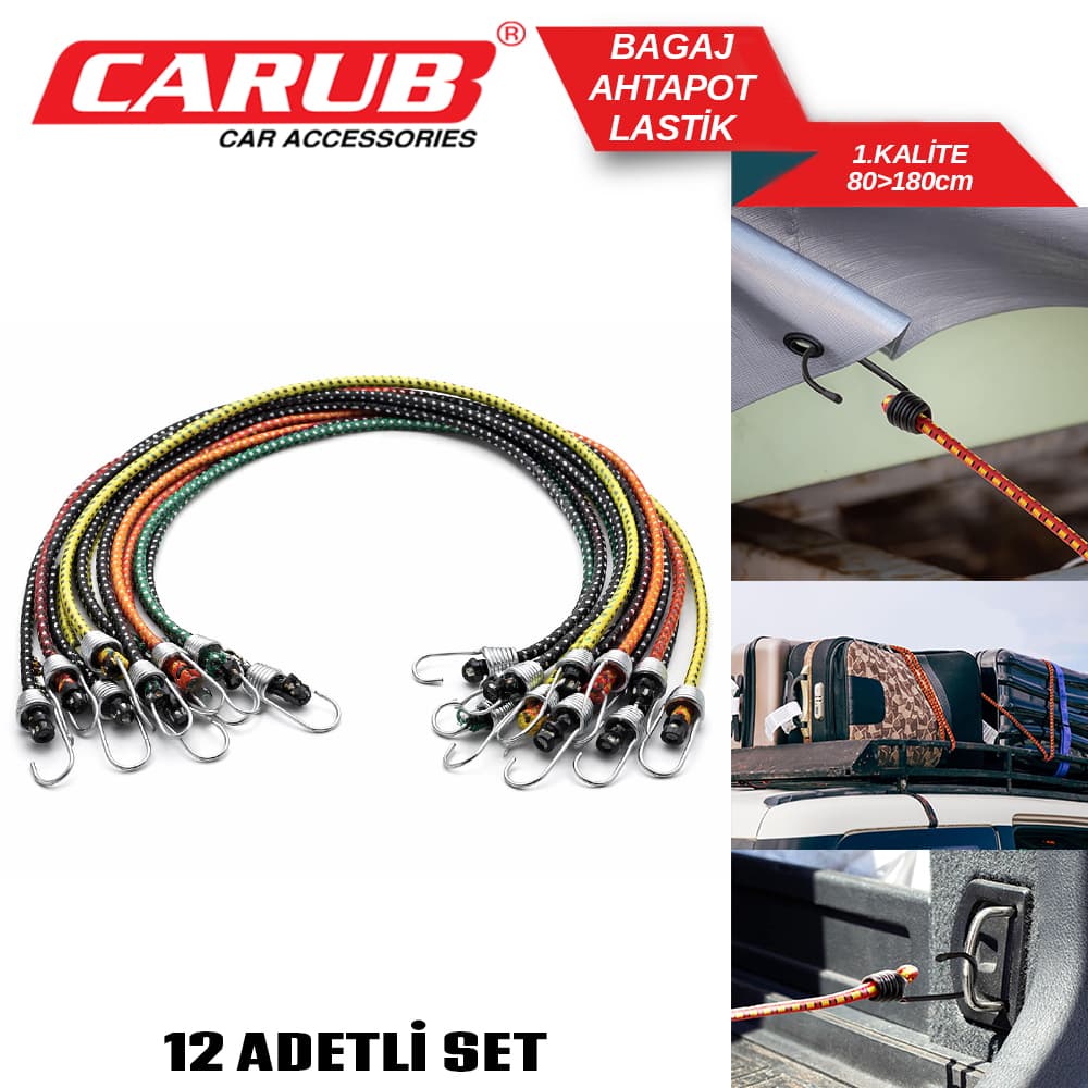 BagajAhtapotLastik 12li Set 80>180cm1.Kalite