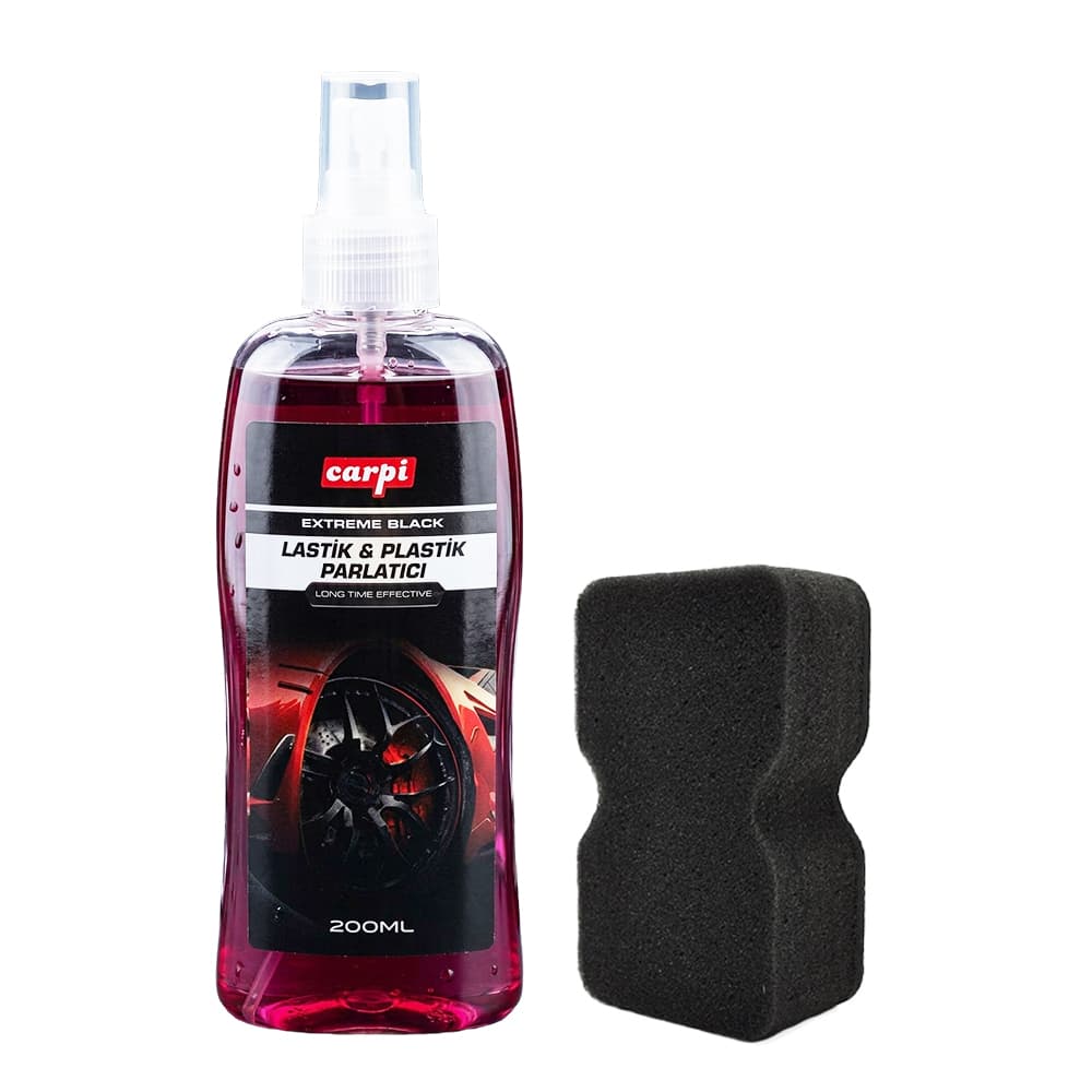 Lastik Plastik Parlatıcı 200ML SüngrSet 24LÜ