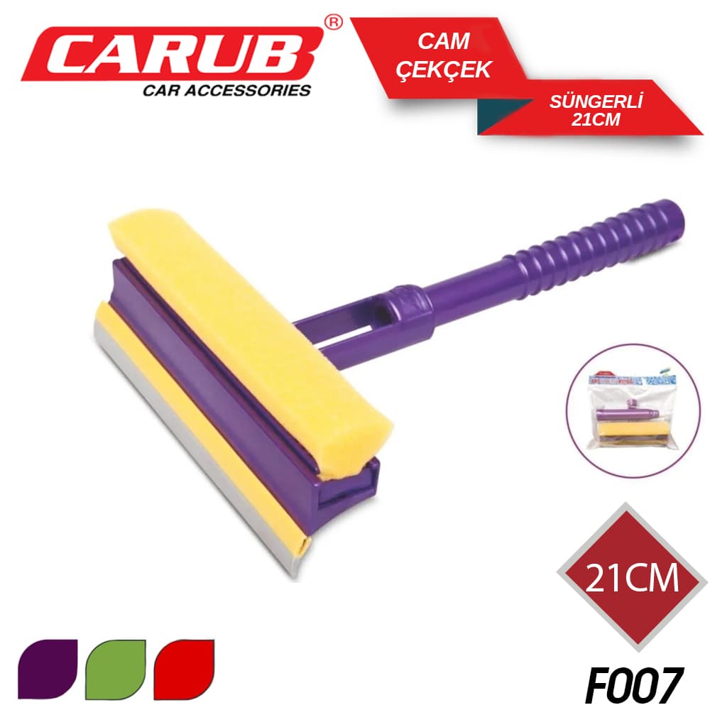 Cam Çekçek 21cm Süngerli F007