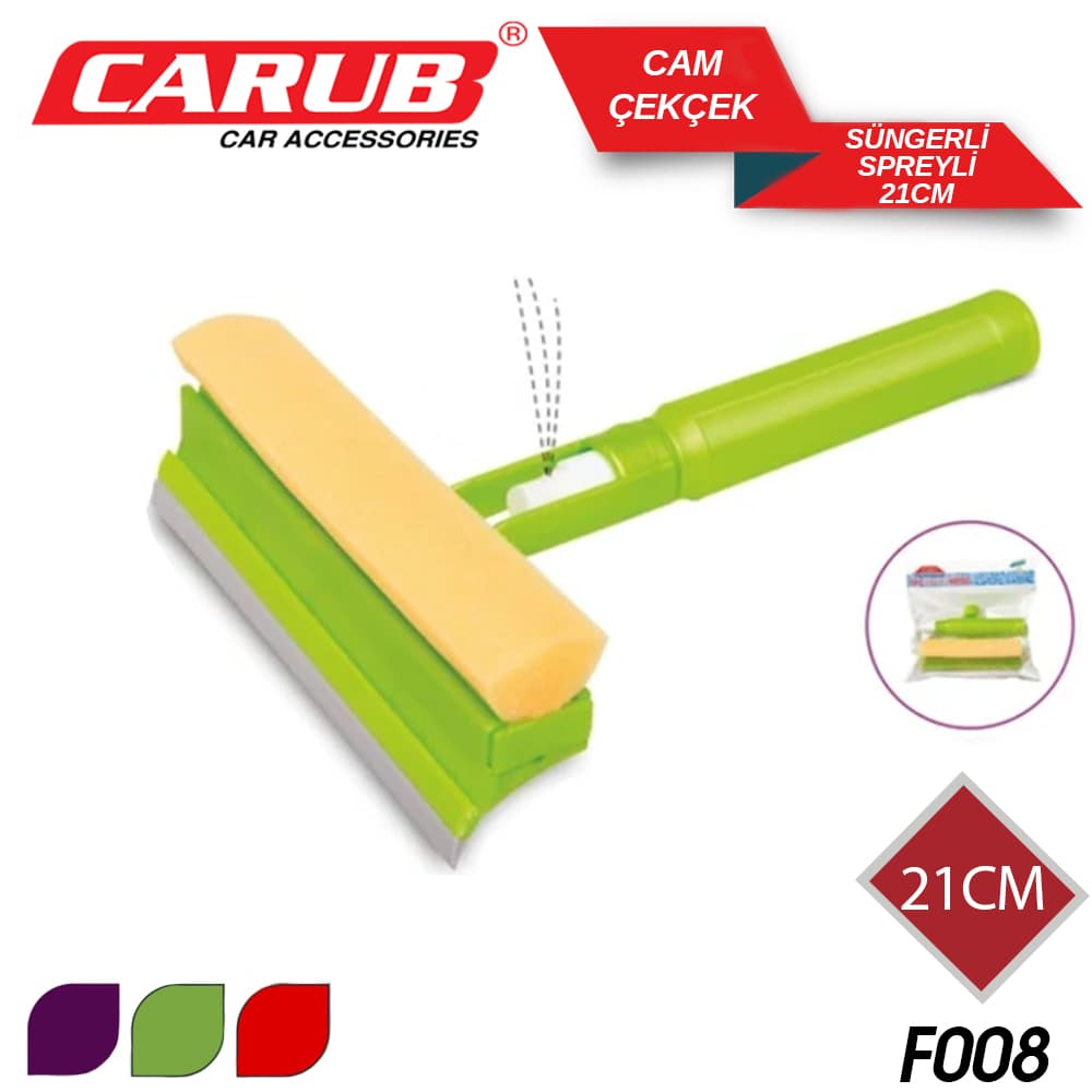 Cam Çekçek 21cm Süngerli Spreyli F008