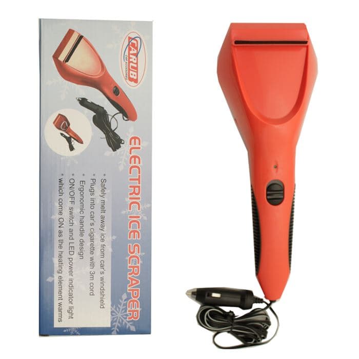 Buz Kazıyıcısı Kırmızı Elektrikli 12V