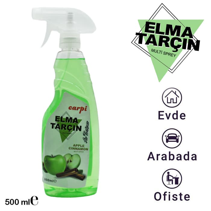 Koku Oda Ve Oto İçin Pompalı 500ml Elma Tarç