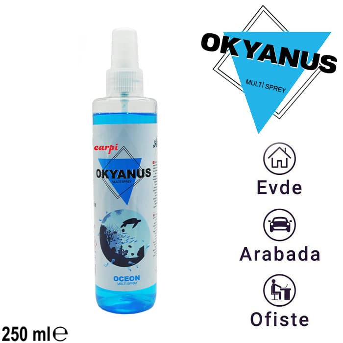 Koku Oda Ve Oto İçin Pompalı 250ml Okyanus