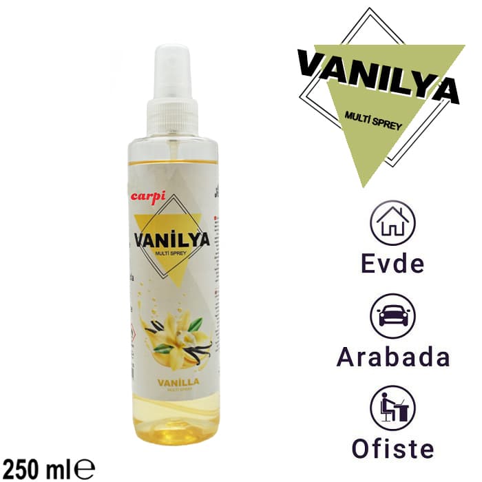 Koku Oda Ve Oto İçin Pompalı 250ml Vanilya