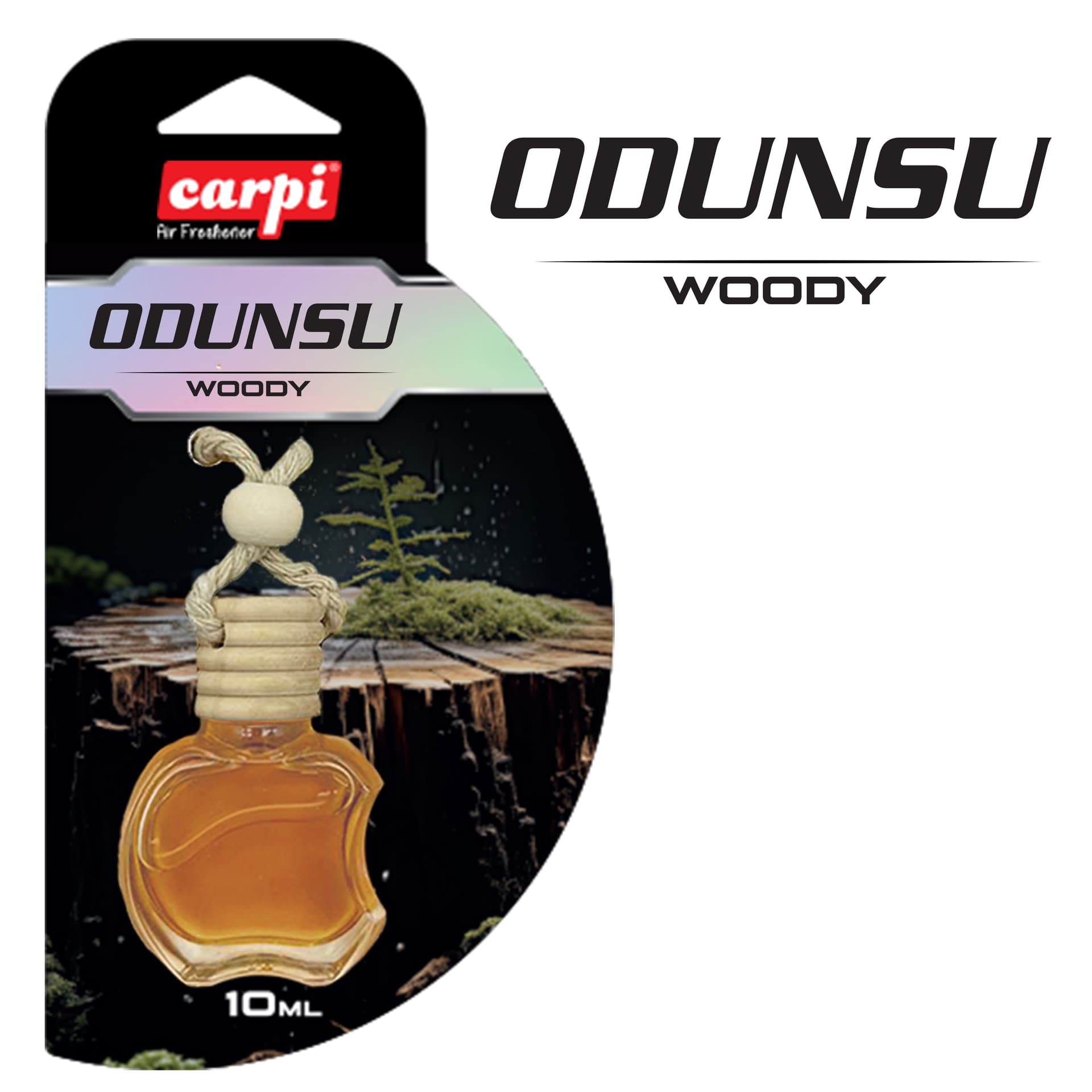 Koku Ahşap Ayna Dekoratif  Odunsu 10ML 24LÜ