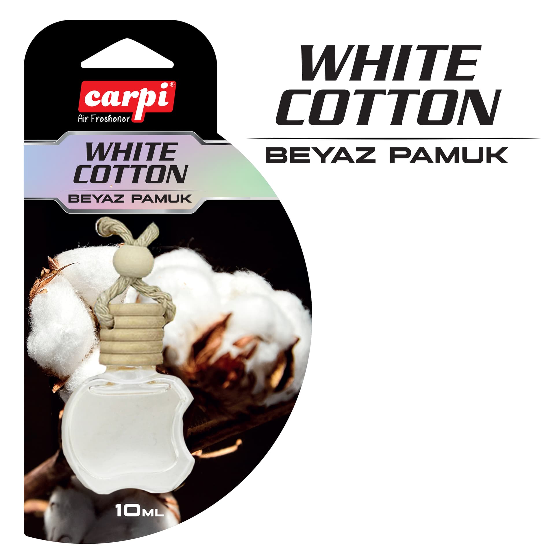 Koku Ahşap Ayna Dekoratif  W.Cotto 10ML 24LÜ