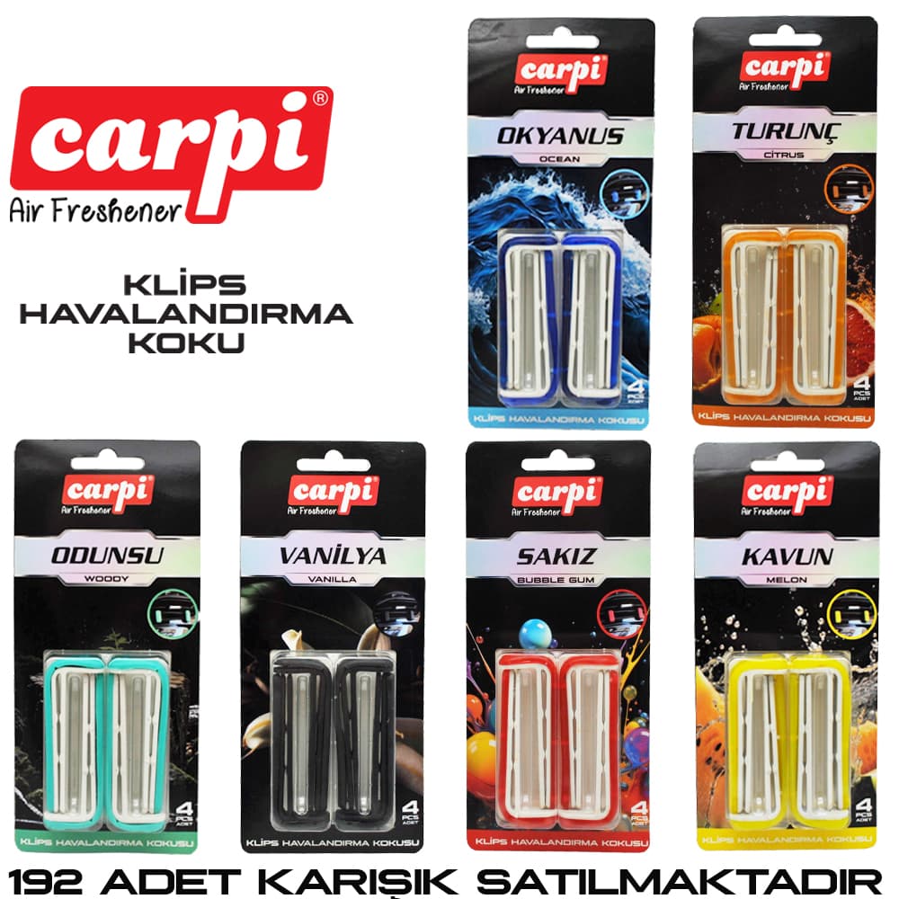 Klips Havalandırma Koku Oky-Tur-Odu-Van-Sak-