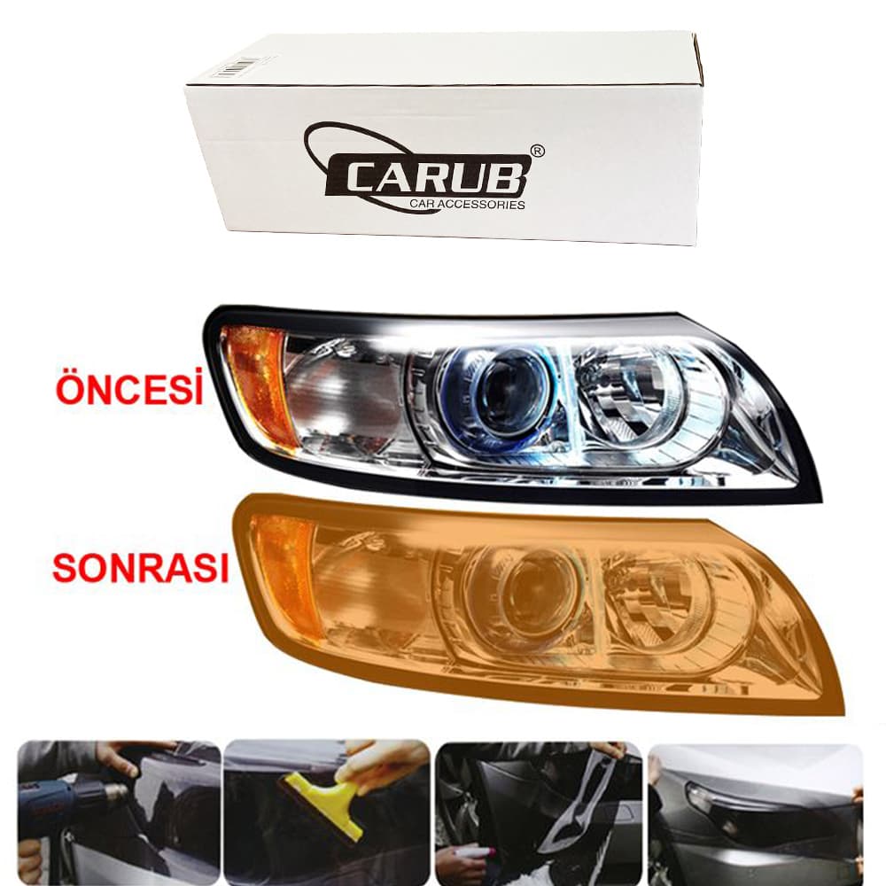 Far-Stop Filmi 30CMX10M Oranj-Turuncu