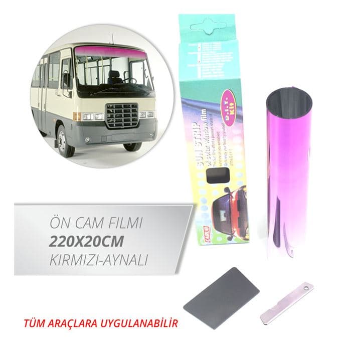 Cam Filmi Ön 220x20cm Kırm-Aynalı TP-RD-S