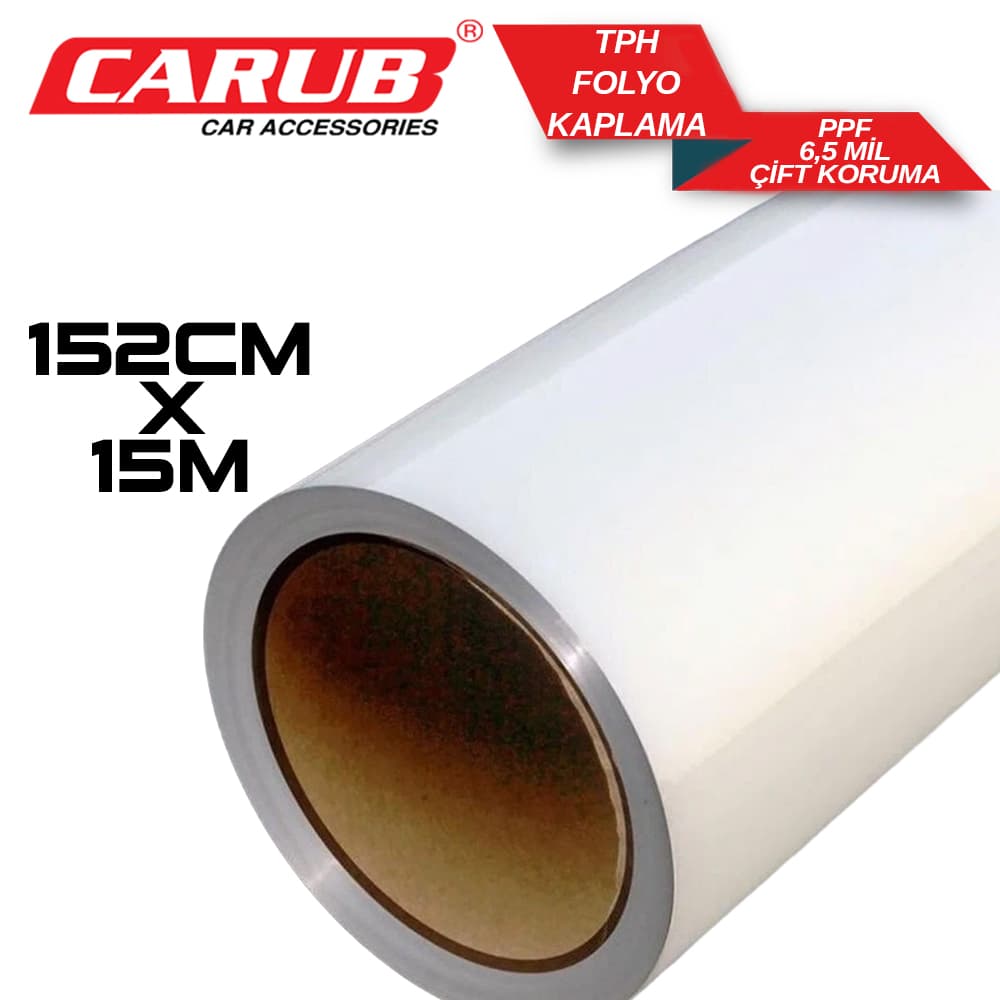 TPH FolyoKaplm152x15M PPF 6,5mil Çift Koruma