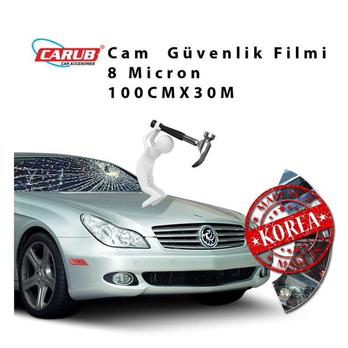 Cam Filmi 100cmx30M Çizilmez Güv8Mil SF200CL