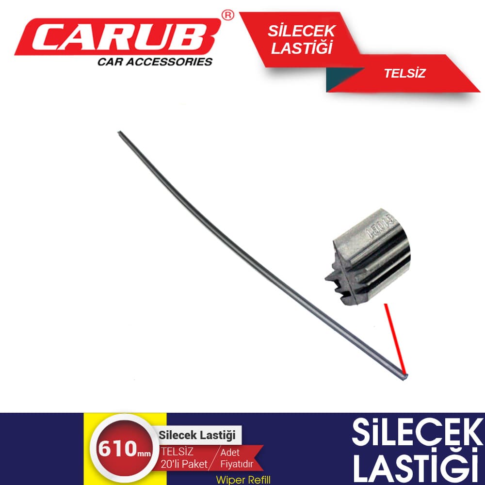 Silecek Lastiği 24\" inç  610mm Telsiz