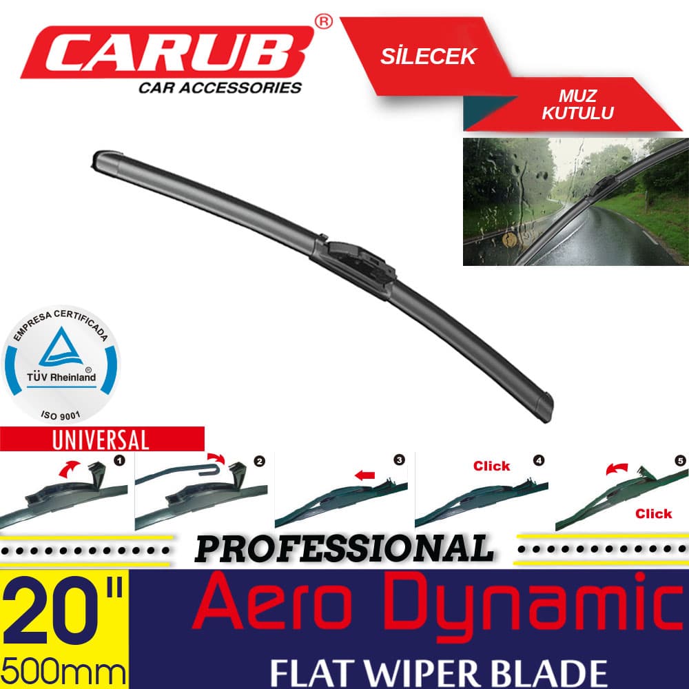 Silecek 500mm 20 inch Muz Kutulu