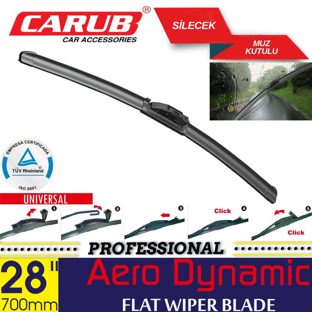 Silecek 700mm 28 inch Muz Kutulu