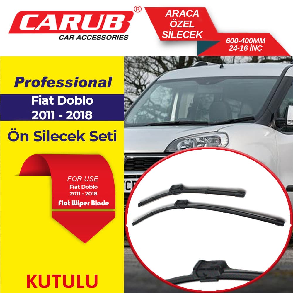 Silecek 600-400mm 24-16\" Fiat doblo 2011-18