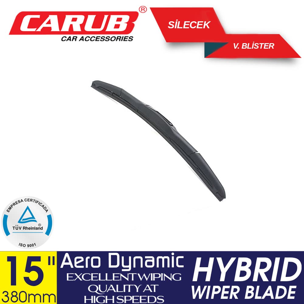Silecek 380mm 15 inch Hybrid V. Blister