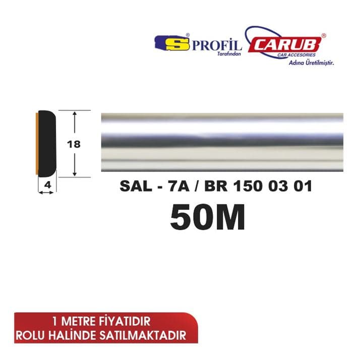 Çıta SAL 7-A 18mmx50M Krom