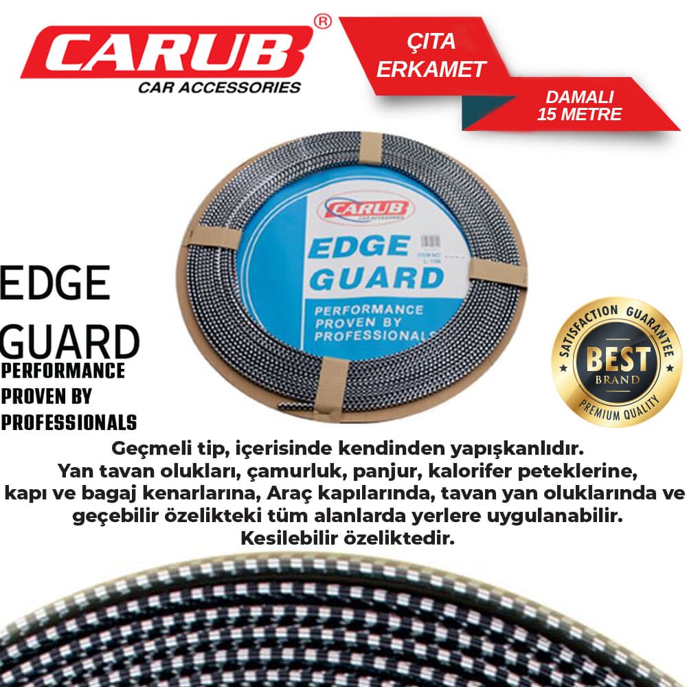 Çıta Erkamet 7mm  Damalı 15M