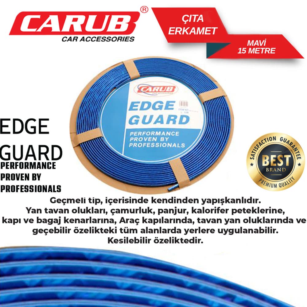 Çıta Erkamet 7mm Mavi 15M