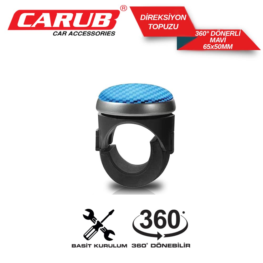 Direksiyon Topuzu 360° Dönerli Mavi