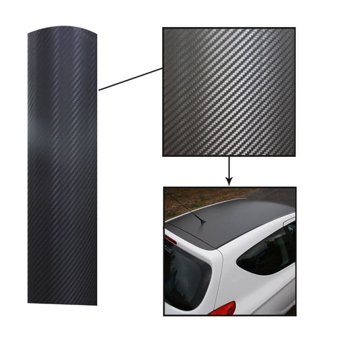 Folyo Kaplama 152cmx15m Carbon Gri