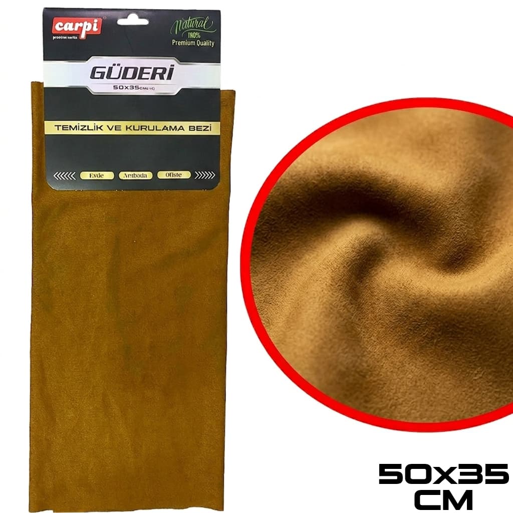 Güderi Bez Natural Doğal Lüxs 50x35