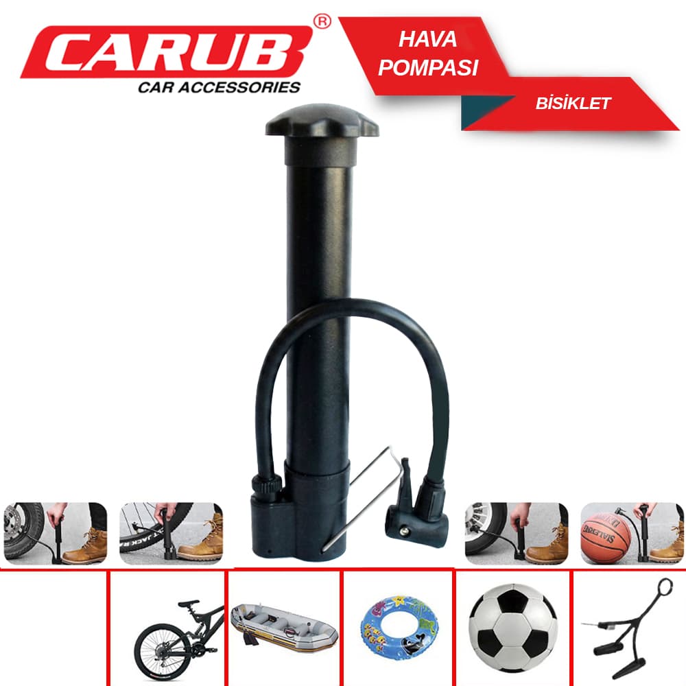 Hava Ayak Pompası Bisiklet 3 Uçlu