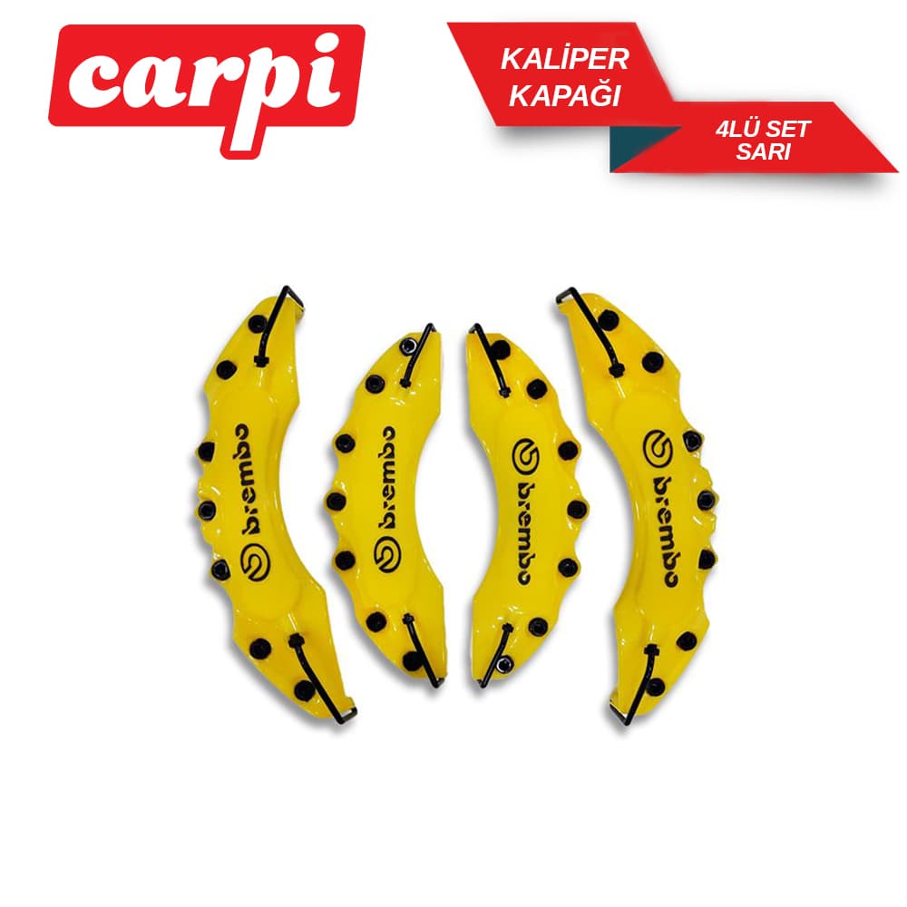 Caliper Balata  Kapağı Brabo  4Lü  Sarı
