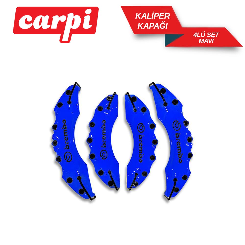 Caliper Balata  Kapağı Brbo 4Lü  Mavi