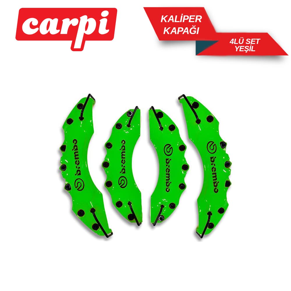 Caliper Balata  Kapağı Brbo 4Lü  Yeşil