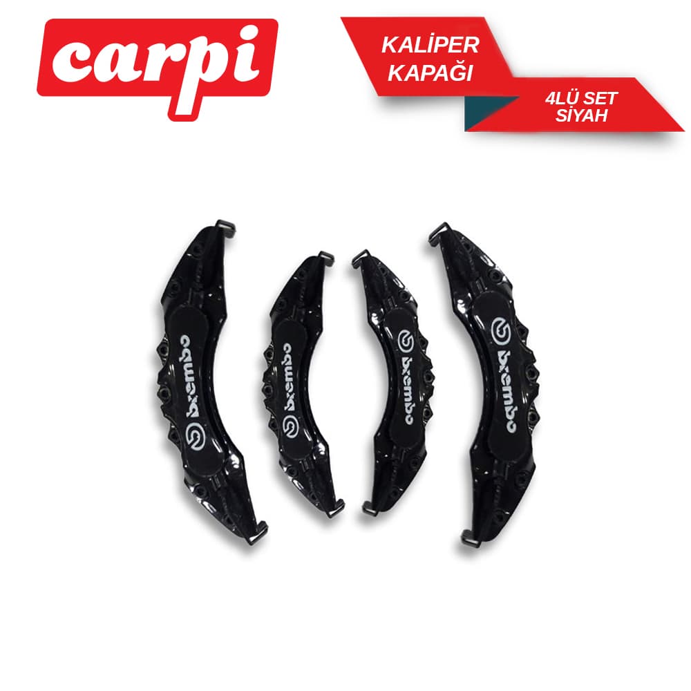Caliper Balata  Kapağı Brbo 4Lü  Siyah