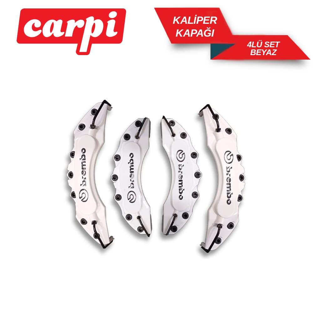 Caliper Balata  Kapağı Brbo 4Lü  Beyaz