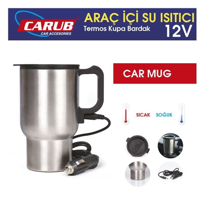 Su Isıtıcı 12V Kahve Makinası Kupa Tip