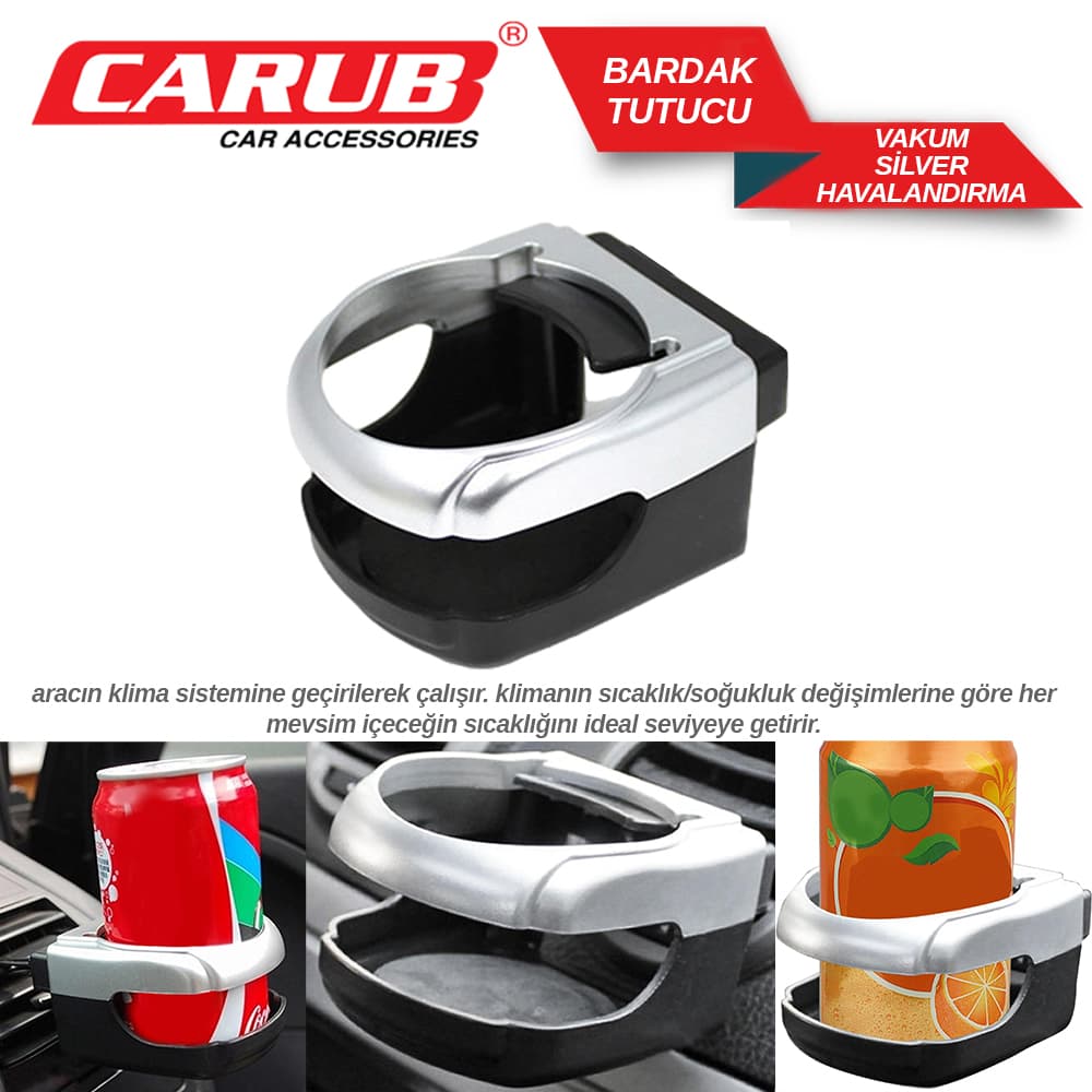 Bardaklık Havalandırma Silver Vakum