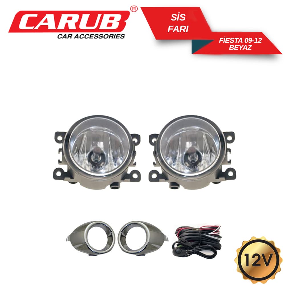 Sis Farı Beyaz 12V Ford Fiesta 09-12