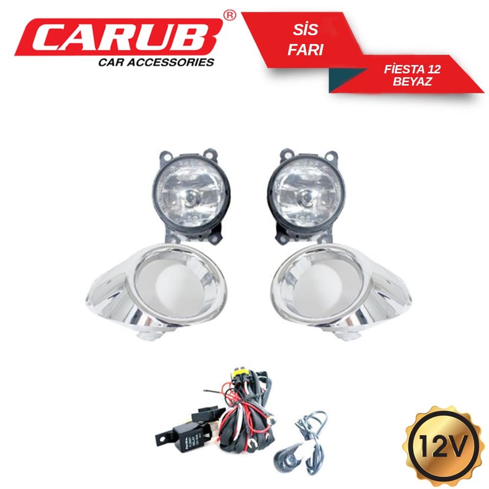 Sis Farı Beyaz 12V Ford Fieasta 2012