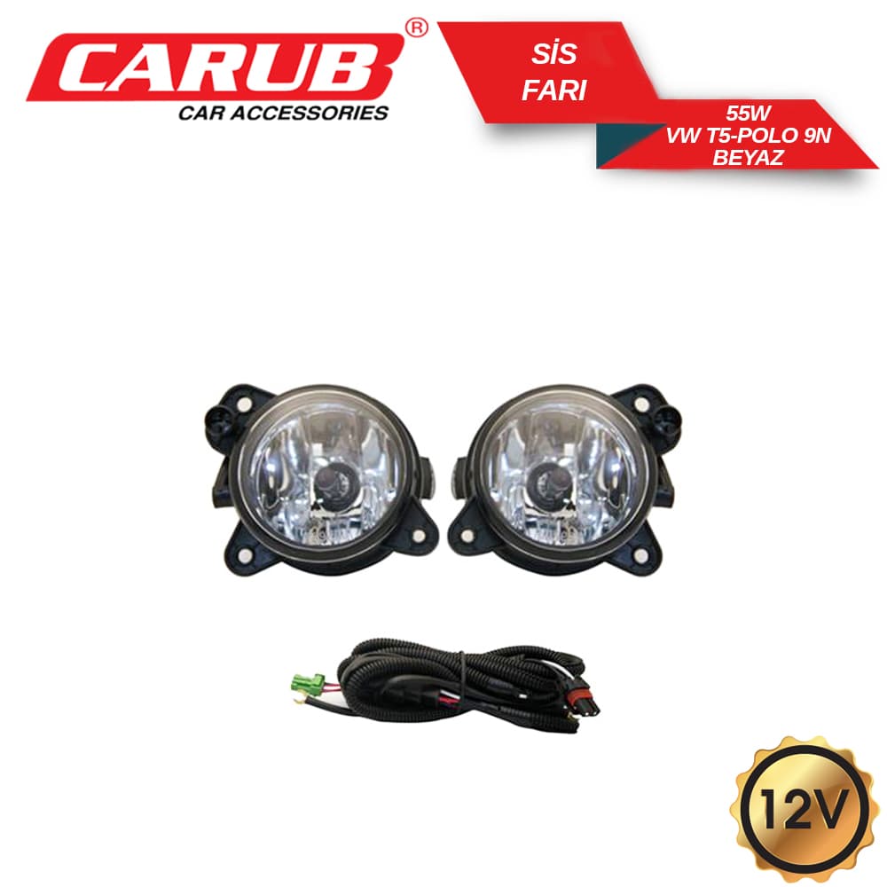 Sis Farı Beyaz 12V 55W VW T5-Polo9N