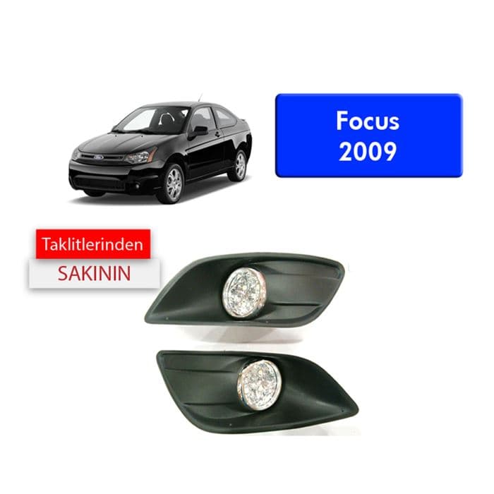 G.PLAST Gün Işığı Sis Seti Ledli Ford Focus 09>
