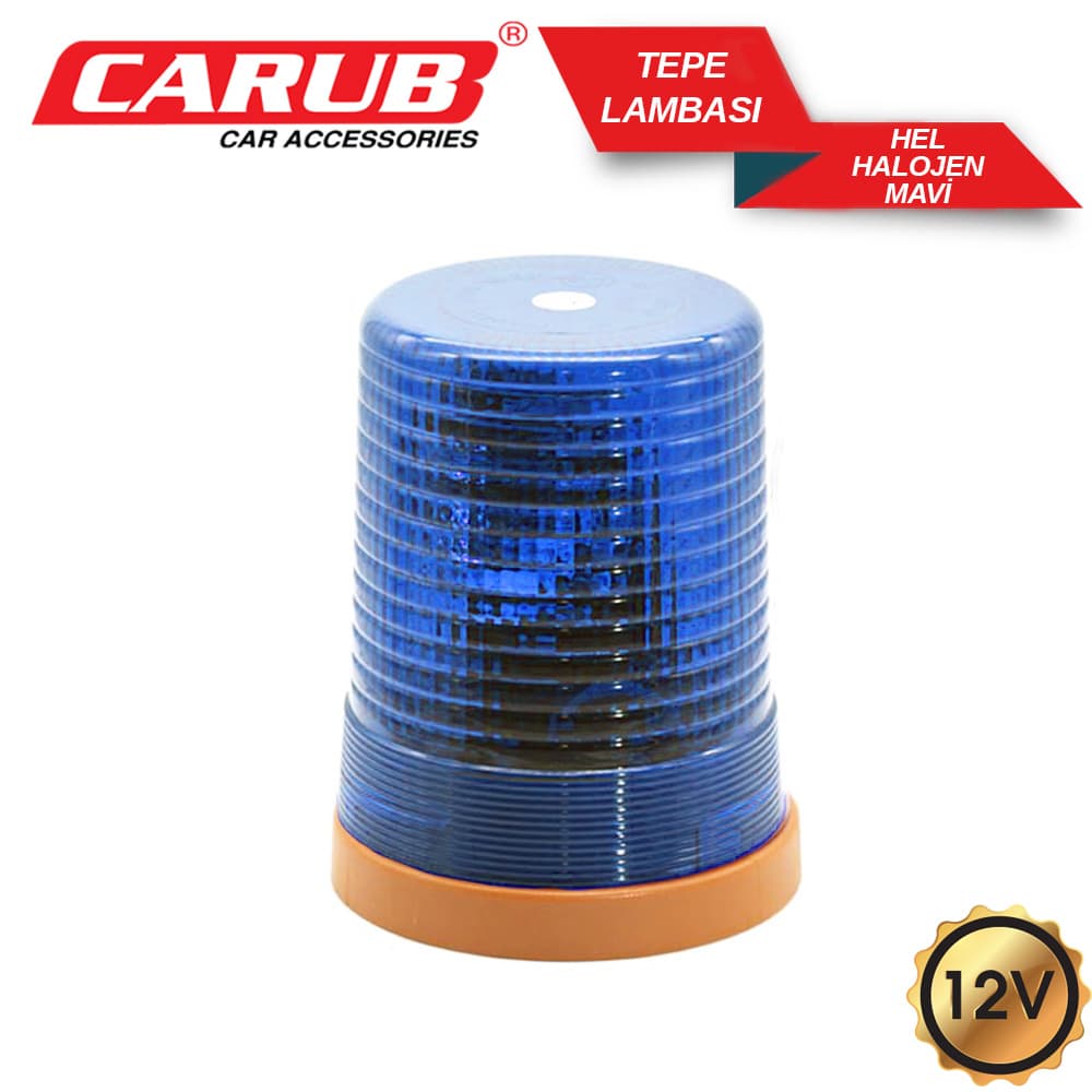 Lamba Tepe Camı 12V Halogen Mavi