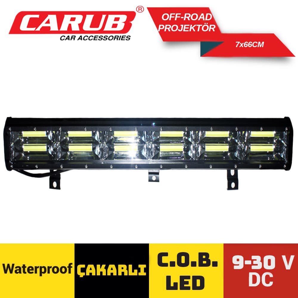 Off-Road Proj 9-30V C.O.B  Çakarlı 7x 66cm B