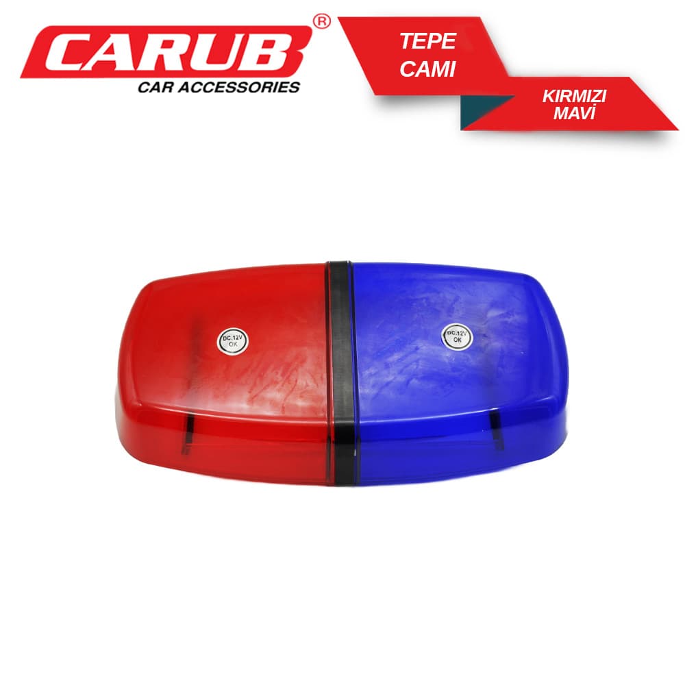 Lamba Tepe Camı Ekip Tip  Mavi-Kırmızı